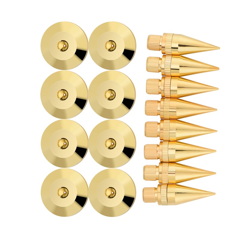 8 Pairs 6 x 36MM Copper Speaker Spike Isolation Stand
