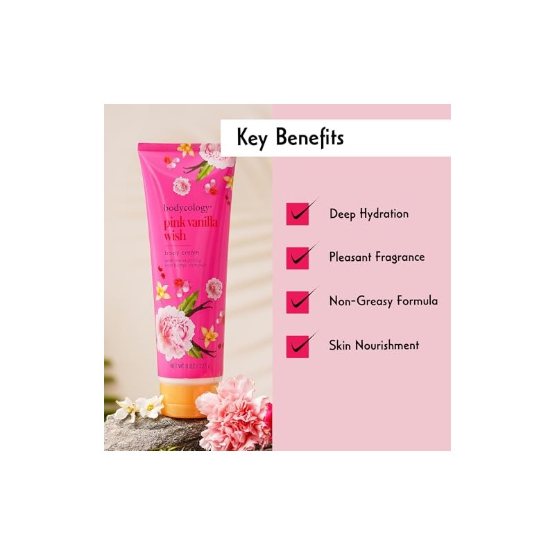 Bodycology Crema Corporal Pink Vainilla 237 ml