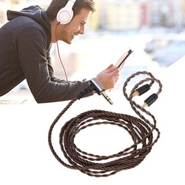 Headphone Upgrade Cable Upgrade Replacement Cable Compatible for ATH E50 E70 LS300 CKS1100 A2DC Connector Headphones Headphone Cable