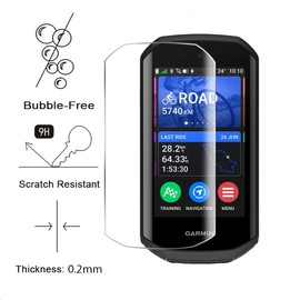 GIOPUEY Screen Protector for Garmin Edge 1050, [6 Packs] Flexible TPU Screen Protective Film, [Anti-Bubble] [Wear-resistant] - Transparent