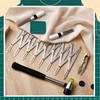 Anglechic 6 Pcs Sewing Buttonhole Cutter Set Including Button Sewing