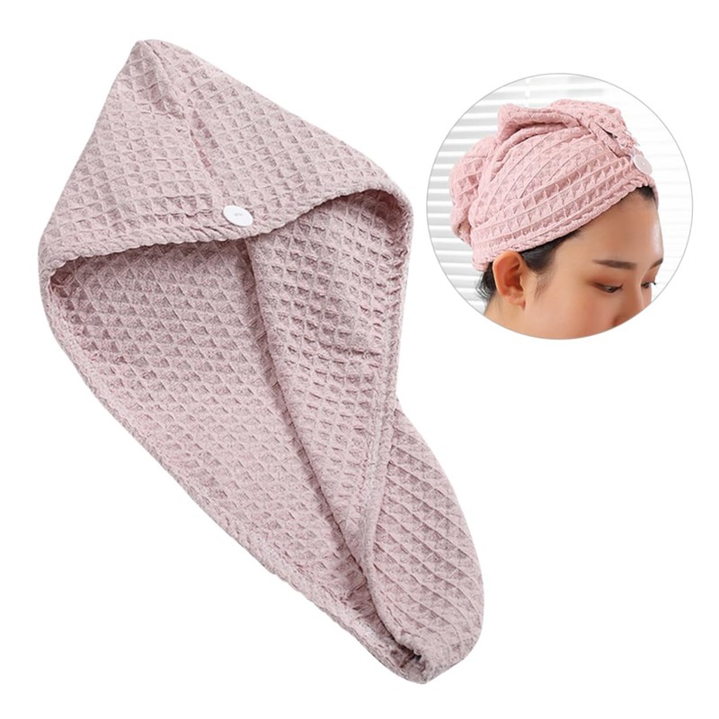 TOVINANNA 1pc Fast Drying Shower Cap Ultra Absorbent Hair Drying