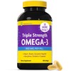 InnovixLabs Triple Strength Omega 3 Supplement, Burpless Fish Oil for