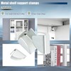 Shelf Clip Bracket for Garage Cabinets,Removable Metal Shelf Support Clips