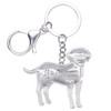 DOWAY Labrador Keychain for Women Men Enamel Pet Dog Car