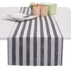rockcloud Striped Table Runner Cotton Linen Table Top Decoration for