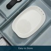 KITCHENDAO 3 in 1 Porcelain Ginger Grater Tool Spoon Rest