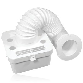 Tumble Dryer Condenser Kit Universal Vented Indoor Box 4" Vent Hose Pipe