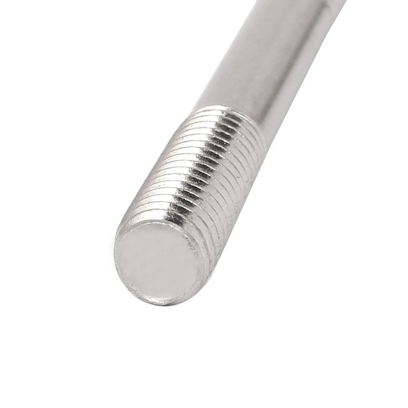 Sourcingmap M8 x 100mm Tight Adjustable Push Rod Double End