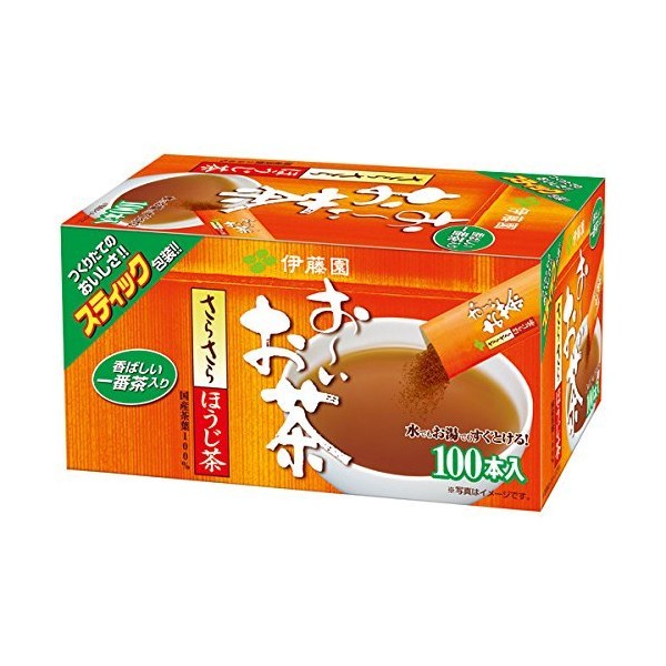ITOEN Oi Ocha Japanese Green Tea Hojicha (Rosasted tea) Powder 100pcs