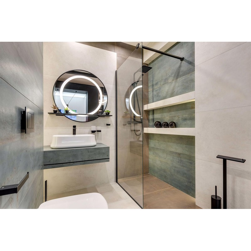 TECE TECEnow 9240407 Toilet Flush Plate Matte Black 220 x