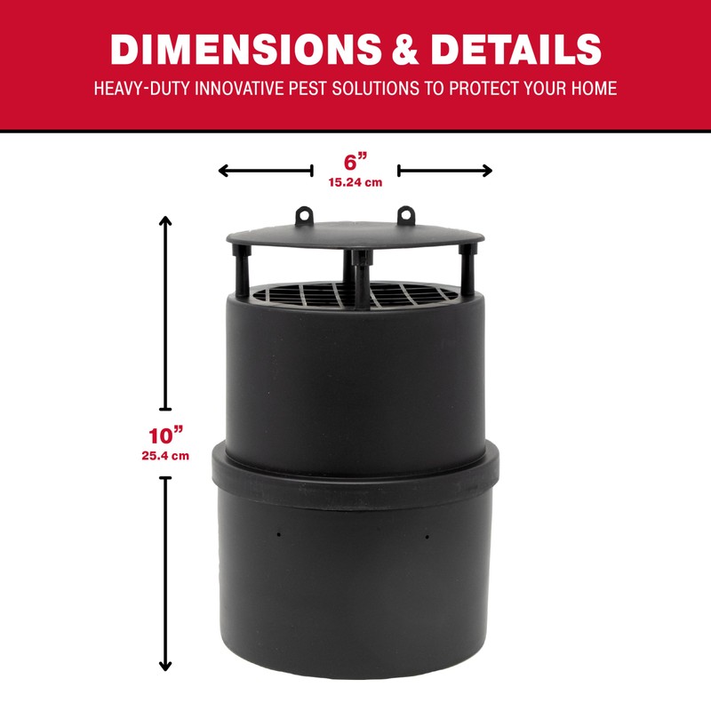 Catchmaster Oasis Ovi-Mini Mosquito Trap 4Pk, Home Outdoor Mosquito Control,
