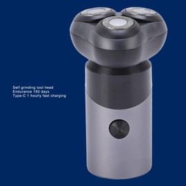 Electric Foil Shaver for Men, Compact Water Proof Rechargeable Shaver, Washable 3 Head Razors with Digital Display, Portable Travel Electric Shaver