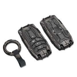 Z8 for Honda Key Fob Cover,Metal Key Protective Case Compatible with Honda Civic Accord CR-V HR-V Fit Odyssey JED Crosstour Crider Honda Keyless Smart Key Cover