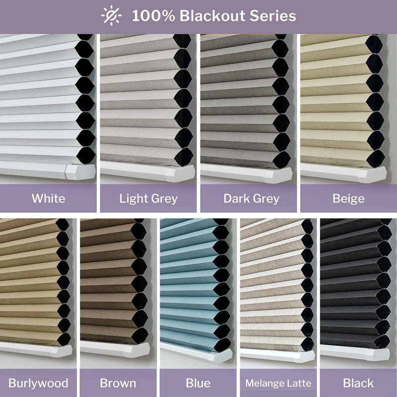 Graywind Fabric Samples for Cellular Blinds, Blackout & Light Filtering