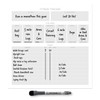 Dry Erase Whiteboard Fitness Tracker | Removeable and Restickable Adhesive