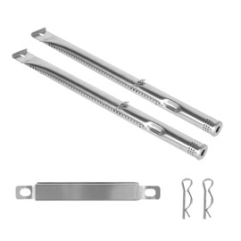 GLOWYE Grill Burner for Charbroil Tru-Infrared 463242516 463242715 463243016 463675016 463672419 463642316 Gas Grill, 2-Pack Repair Kit for Charbroil G466-2500-W1 and Adjustable Carry Tube