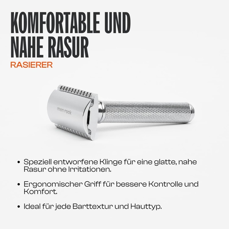 Men Rock The Double Edged Razor - Safety Razor for