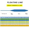Floating Fly Fishing Line with 2 Welded Loops, Weight Forward