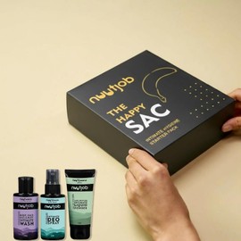 Happy Sac Gift Set for Men Combo of 3 – Intimate Wash, Deodorizing Spray & Liquid Powder for Sweat Control, Hair Removal Friendly, Grooming & Personal Care Gift for Him 1.69 fl oz