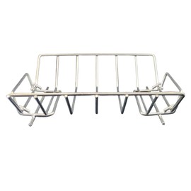 Hunsaker Heavy Duty Turkey Rack - Multi-Use 304 SS Roasting Rack for Turkey, Ribs & More - Durable, Versatile Design for Perfect Grilling or Smoking - Ideal for BBQ, Smoker, Oven, or Grill Use