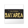 CafePress Bay Area Calfornia Old License Sticker Square Bumper Sticker