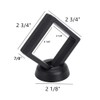 XIZHI Set of 10 Pcs Black Diamond Shape Display 3D