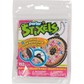 Perler Beads No Iron Stixels Crafts, Donut Keychain Kid's Craft Kit, 152 pcs