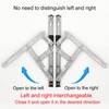 I-EASYDWW Window Hinges, Casement Winodw Hinges, Window Stays, Window Latch