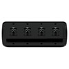 Leisure LED Contemporary Quadruple SPST On-Off Switch with Bezel, 12-Volt,
