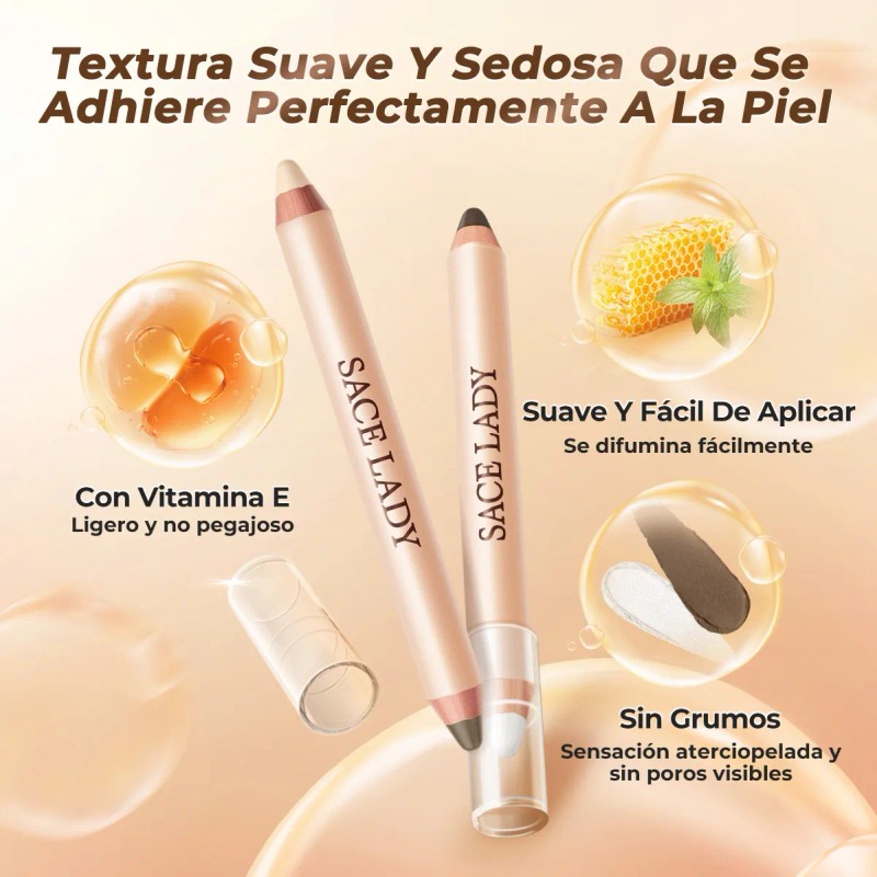 Sace Lady Lápiz Para Contorno Corrector Facial Doble Punta