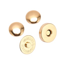 50 Juegos de Broches Magnéticos, Sujetadores de Botón Fuertes para Ropa, Zapatos, Bolsos y Accesorios Punk, Oro