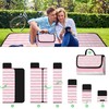 Waterproof Picnic Blankets,79''x79'' Extra Large Foldable Sandproof Beach Blanket,Portable 3-Layer