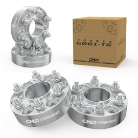 Customadeonly 6x139.7 Forged Wheel Spacers 1.5 Inch (38mm) Silver Anodized Hub Centric – Compatible for Toyota Tundra 2022–2024 – 95.1mm Bore M14x1.5 – 4 Pieces