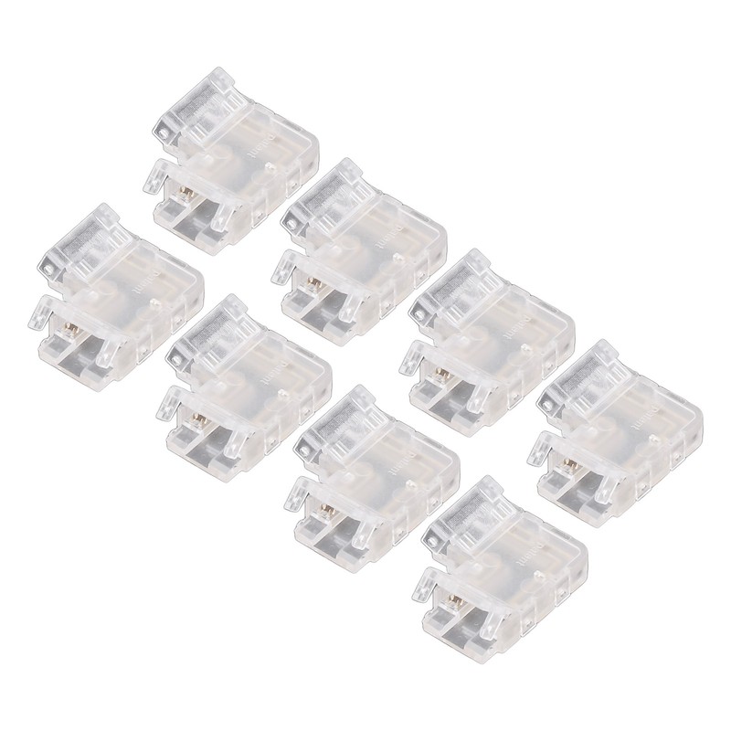 8PCS L Shaped LED Light Strip Connectors 4 Pin 10mm