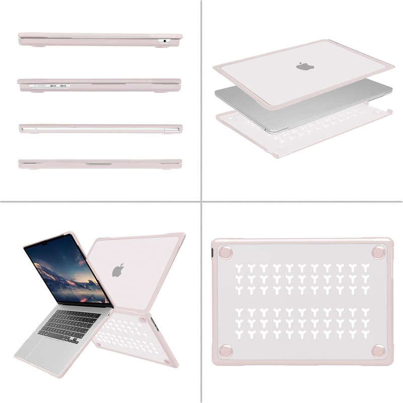 MOSISO Case Compatible with 15 Inch MacBook Air, 2024, 2023