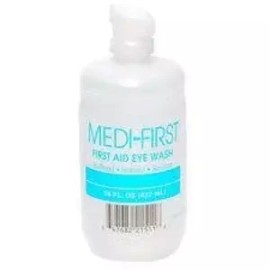 Medik 메디크 MP21511 퍼스트 안구 관개 용액 16온스 표준 투명 MedicR MP21511 First Eye Lubricant Solution 16oz Standard Clear