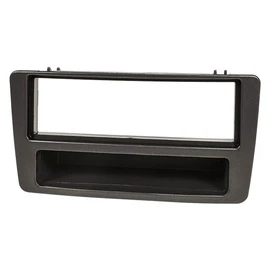 tomzz Audio 2417-004 Radio Fascia Set Compatible with Honda Civic 2001-2006 Manual Air Conditioning Anthracite with Radio Adapter ISO Installation Bay