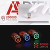 APIELE 19mm Latching Push Button Switch 3/4" 12V DC Power