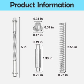 K 5131 Storm Door Hinge Pin Repair Aluminum Kit for Croft Storm Doors & Other Storm Door, Aluminium 2 Pack