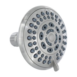 Danco 1.8GPM 5-Spray Water-Saving Luxury Shower Head with Adjustable Swivel Ball Joint in Brushed Nickel (12019)