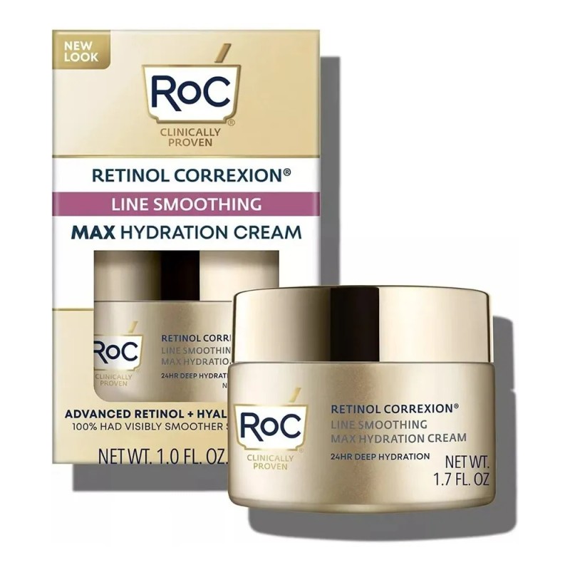 RoC Crema Hidratante Facial Retinol Correxion Max 50ml Antimanchas