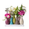 Jinfa Handmade, Small, Ceramic, Decorative Flower Vases, Set of 7
