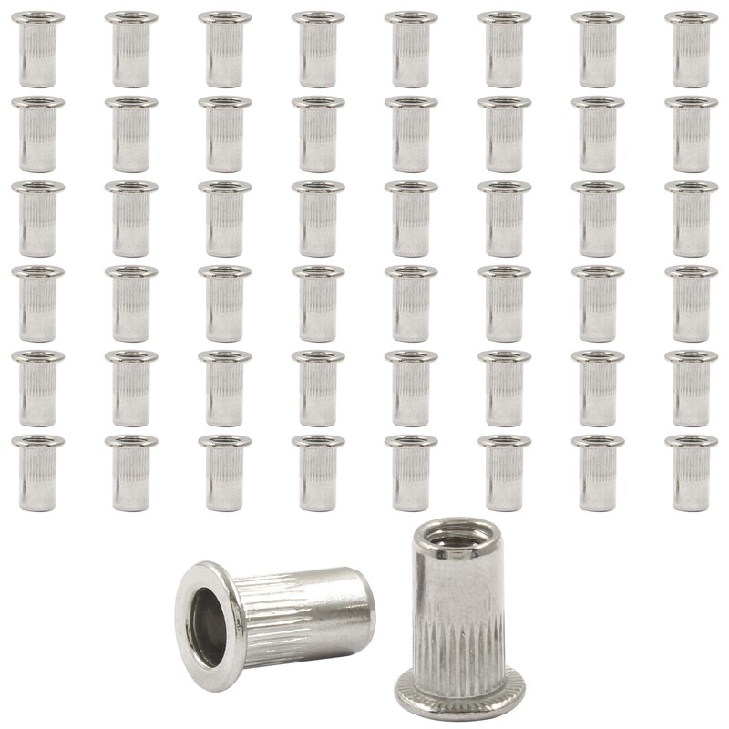 Cionyce 50 Pcs #10-32 UNC Rivet Nuts - Aluminium Alloy