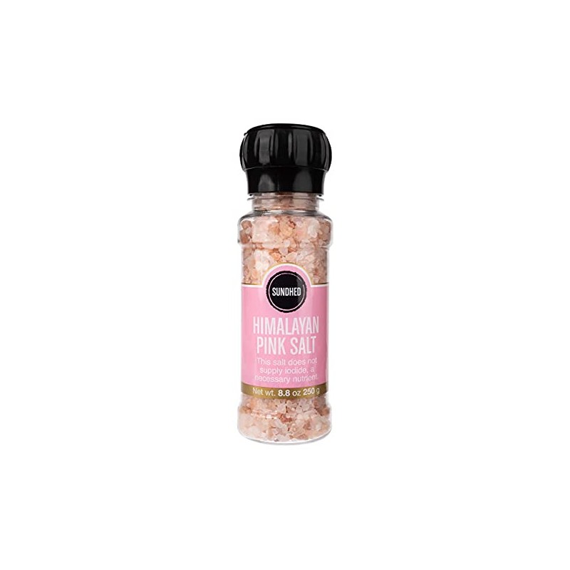 SUNDHED Pink Himalayan Gourmet Salt (Course), (8.81 Oz), Natural Sherpa