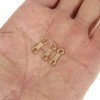 Walmeck 200PCS Brass Sinker Wire Eye for DO-IT Molds