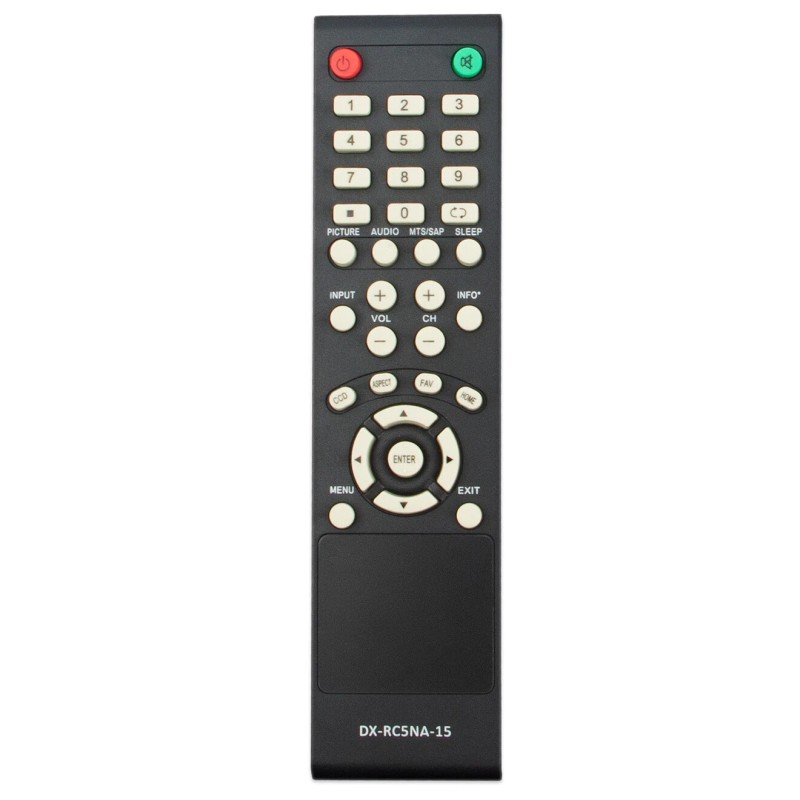 Unbranded DX-RC5NA-15 Replace Remote for Dynex TV DX-16E220NA16 DX-24E310NA15 DX19E310NA15