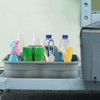 Hespama 6-Pack Cleaning Storage Caddy with Handle, Plastic Easy Carry