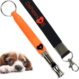 Dshees Dog Training Set is perfect combination of Two Dog Whistles For Recall With One Whistle Lanyard And One Dog Clicker. Dog Whistle To Stop Barking And Clickers For Dog Training, Puppy Training.
