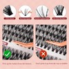 Higu clace Eyelash Extensions, 280 Pieces, 30D + 40D +